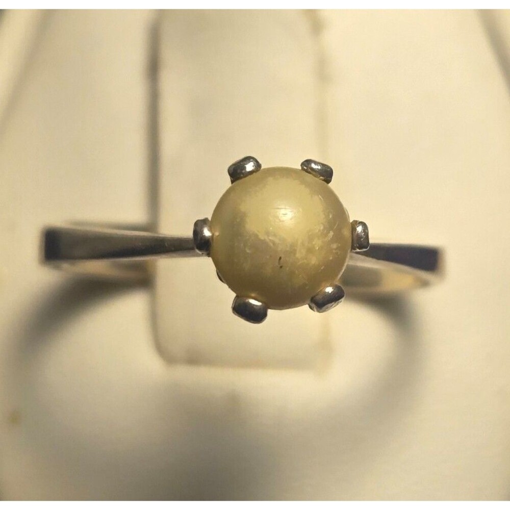 Vintage Sterling Silver 925 Ring Sz 7.5